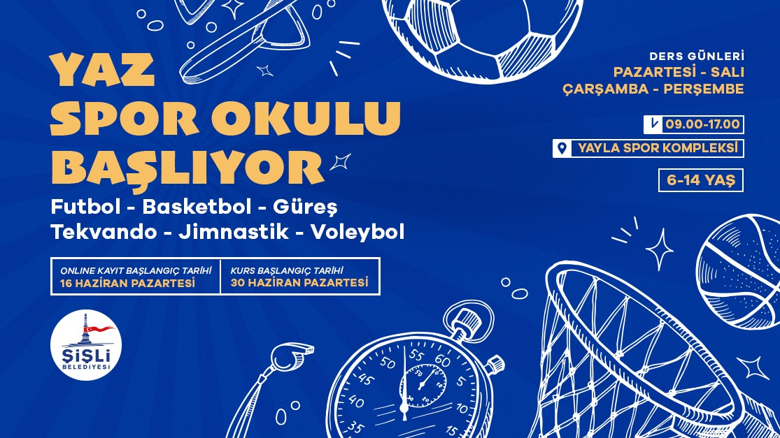 YAZ SPOR OKULU BAŞLIYOR